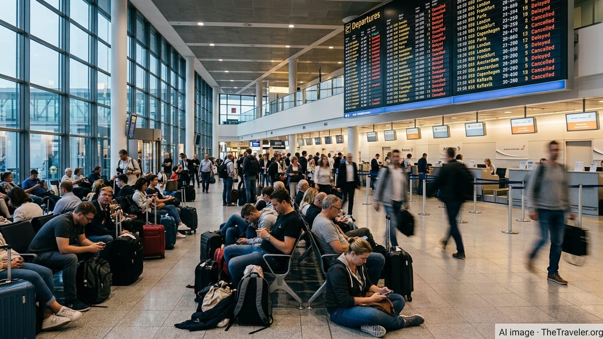 Thousands Stranded As Flight Chaos Sweeps Across Europe