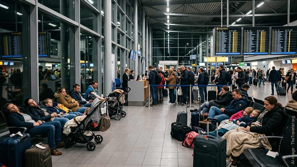 Europe Flight Chaos: 1,838 Delays Leave Families Stranded