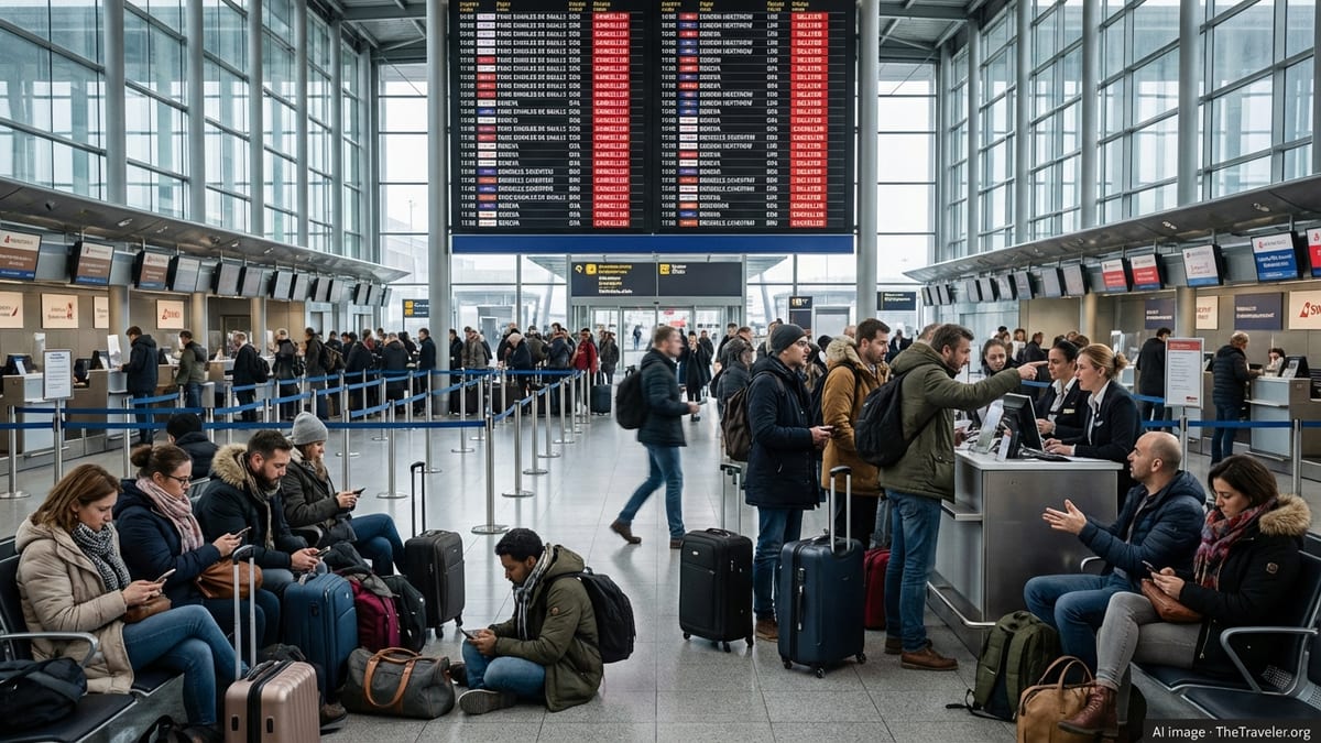 Europe Flight Chaos Hits Paris, London, Geneva and Brussels