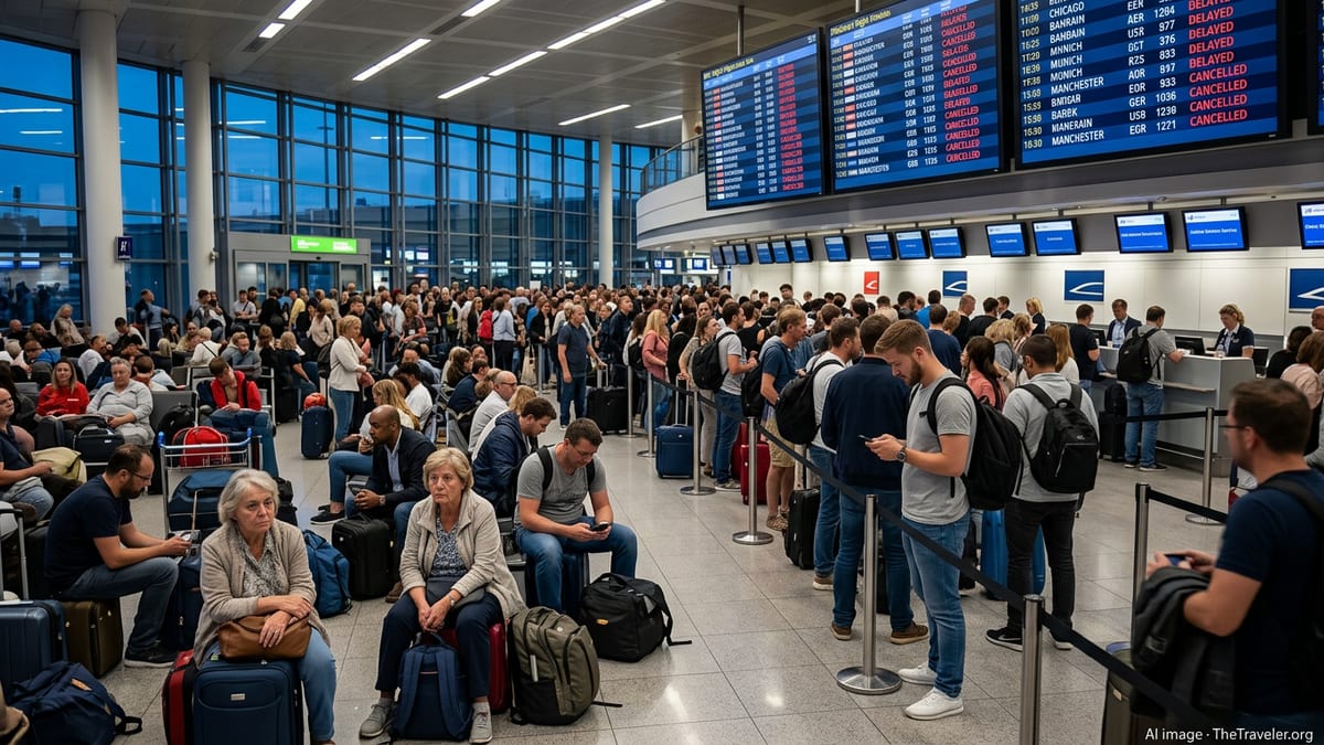 Europe Flight Chaos Strands Thousands as Disruptions Spread