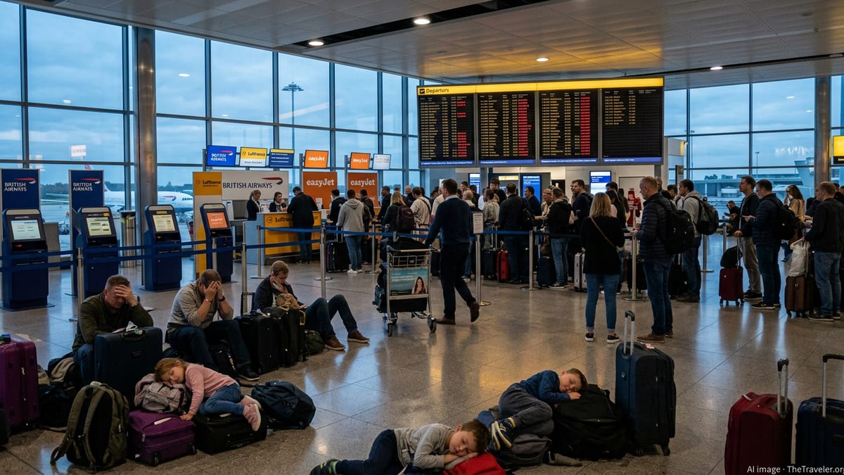 New Wave of Flight Chaos Leaves Travelers Stranded Across Europe