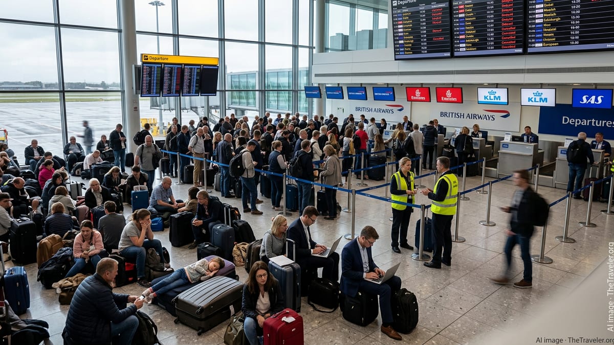 Europe Flight Chaos Strands Thousands Amid IT Turmoil