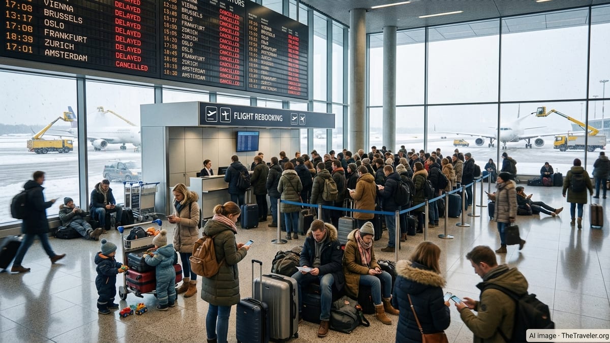 Europe Flight Chaos Hits Austria, Belgium and Norway