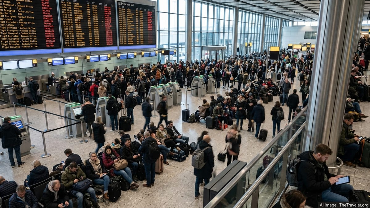 Europe Flight Chaos: 1,530 Delays Hit Key Hubs