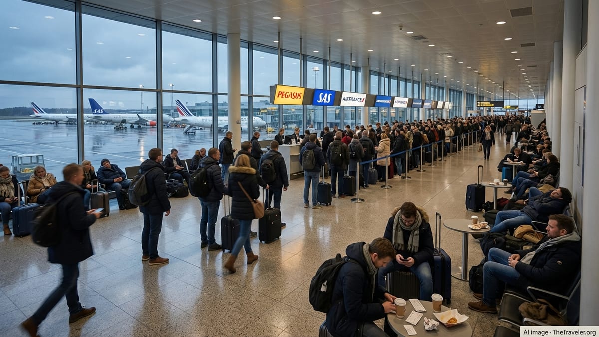 Flight Chaos Leaves Hundreds Stranded Across European Hubs