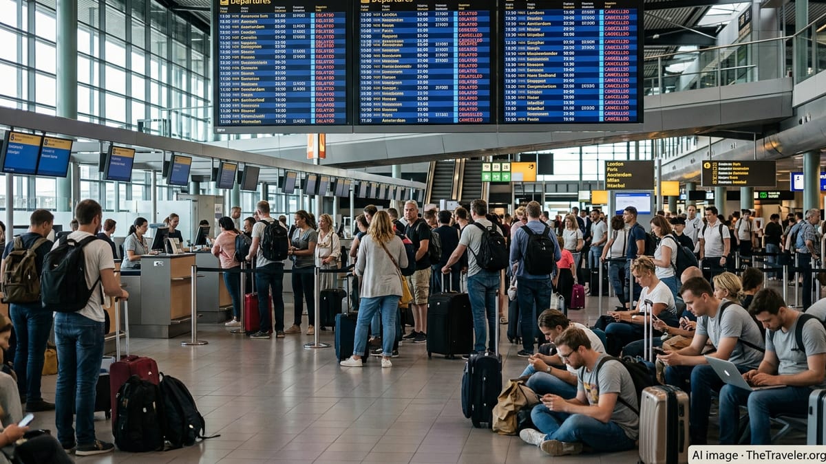 European Flight Chaos Grounds Thousands Across Key Hubs