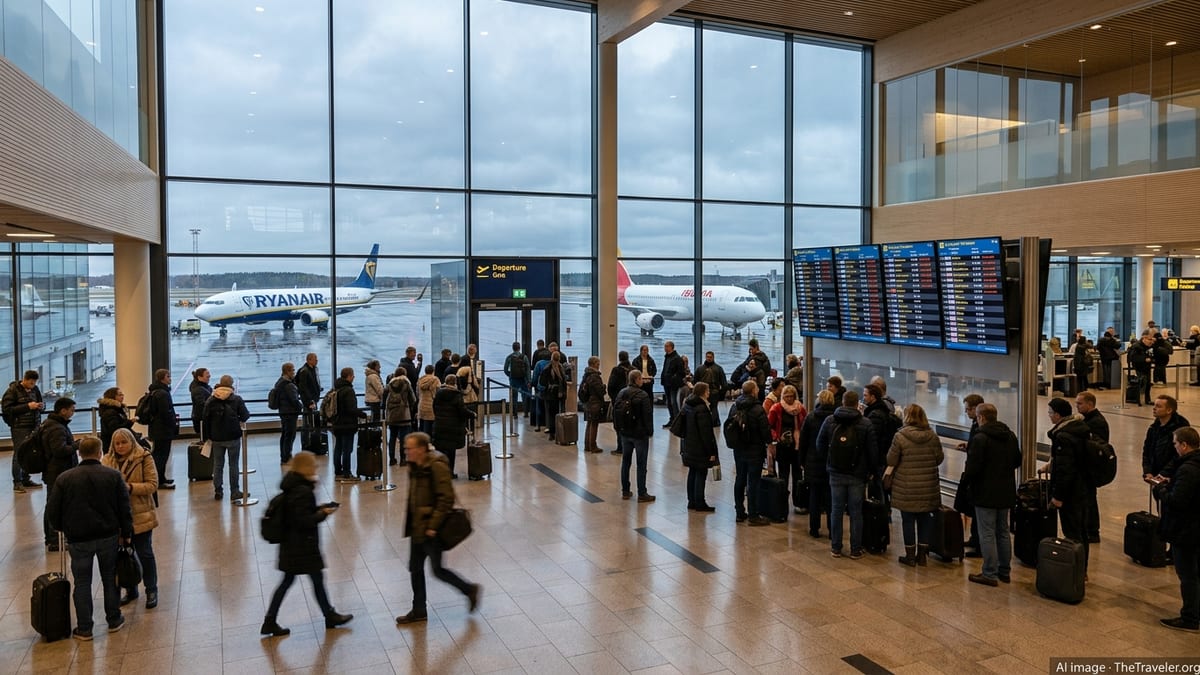 Widespread Flight Delays Hit Nordic and Southern Europe