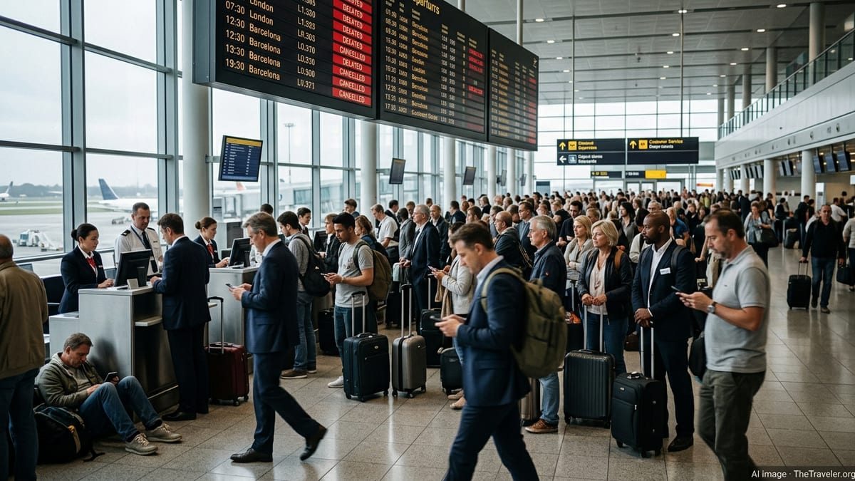 Europe Flight Chaos Hits UK, Spain and Germany Airports