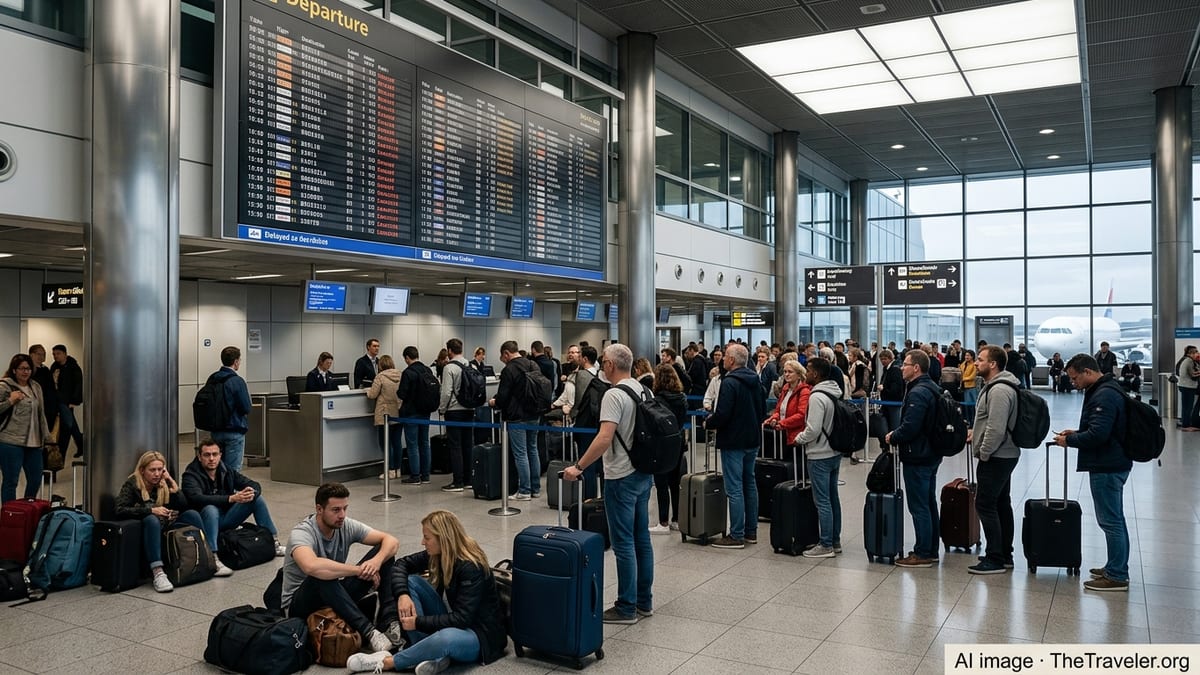 Europe Air Travel Chaos Strands Thousands Across Key Hubs