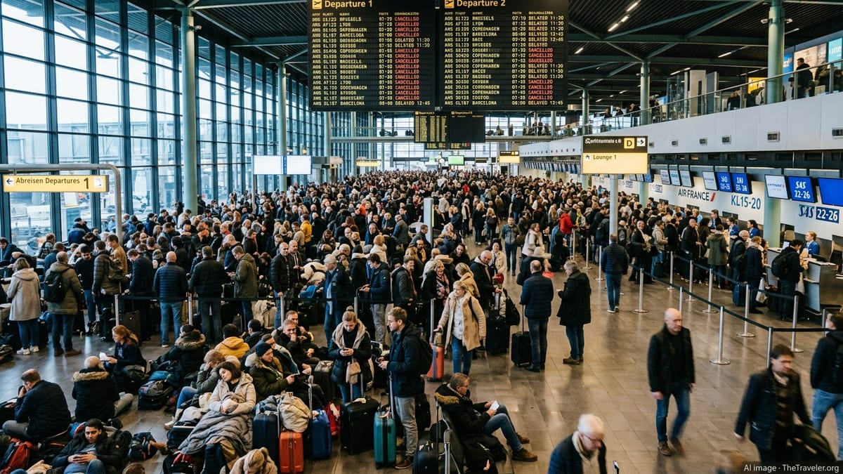 Europe Flight Chaos Strands Thousands Across Key Hubs