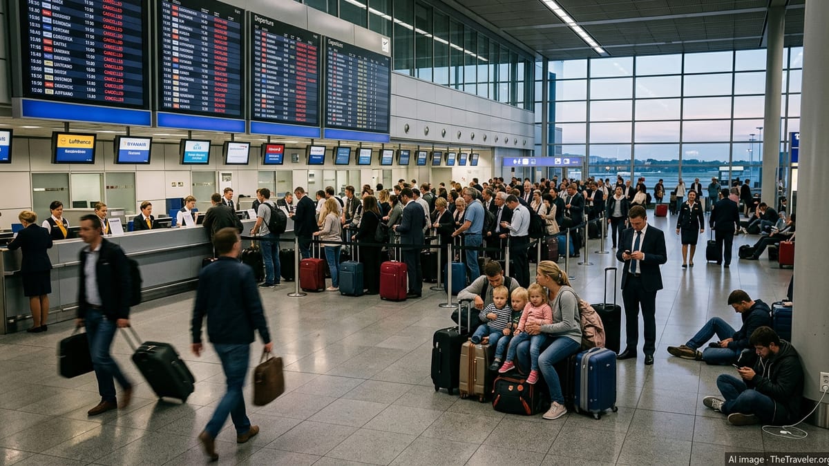 Europe Flight Chaos: 815 Cancellations Hit Major Hubs