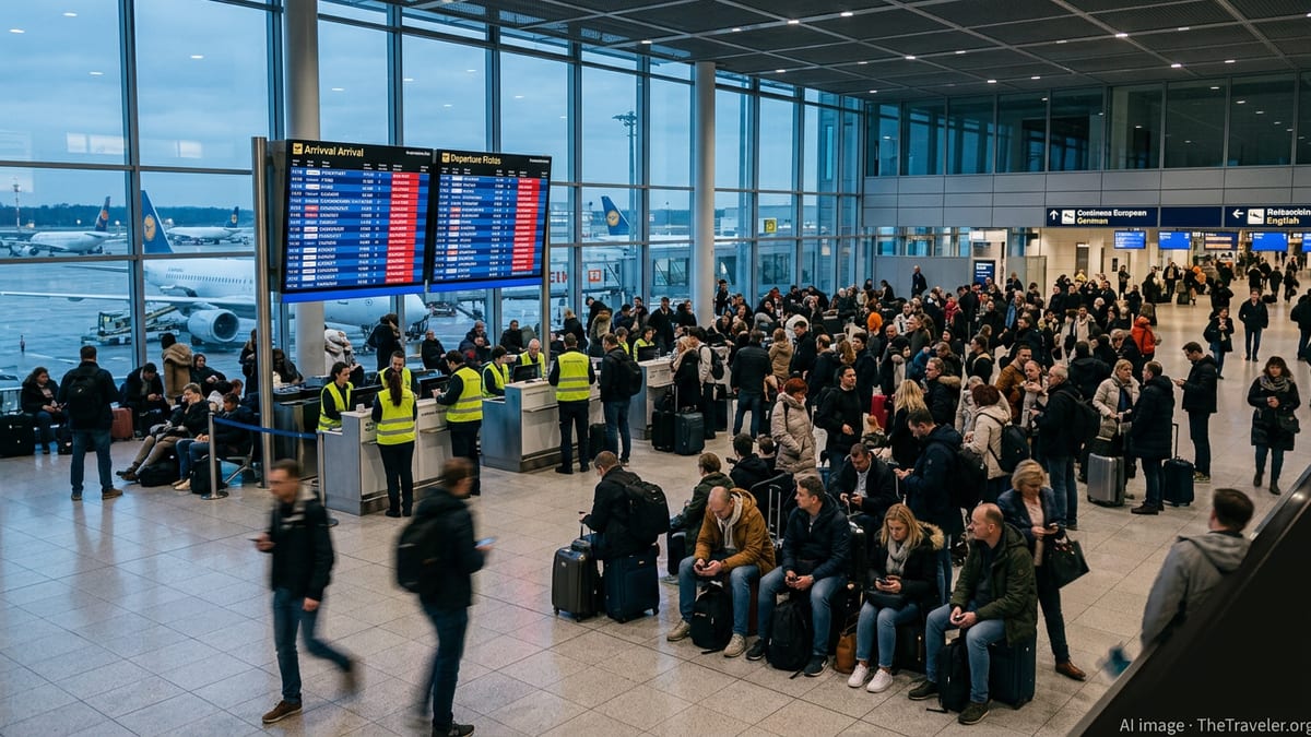 Hundreds Stranded as Over 1,300 Flights Disrupted Across Europe