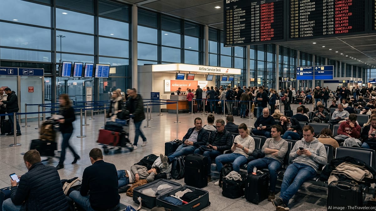 Thousands Stranded as Europe Scraps 186 Flights, Delays 1,462