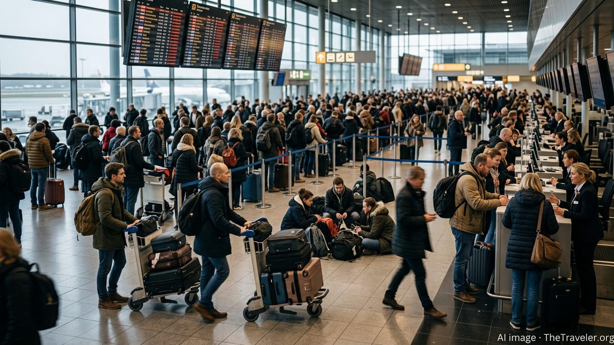 Hundreds Stranded as Flight Chaos Spreads Across Europe