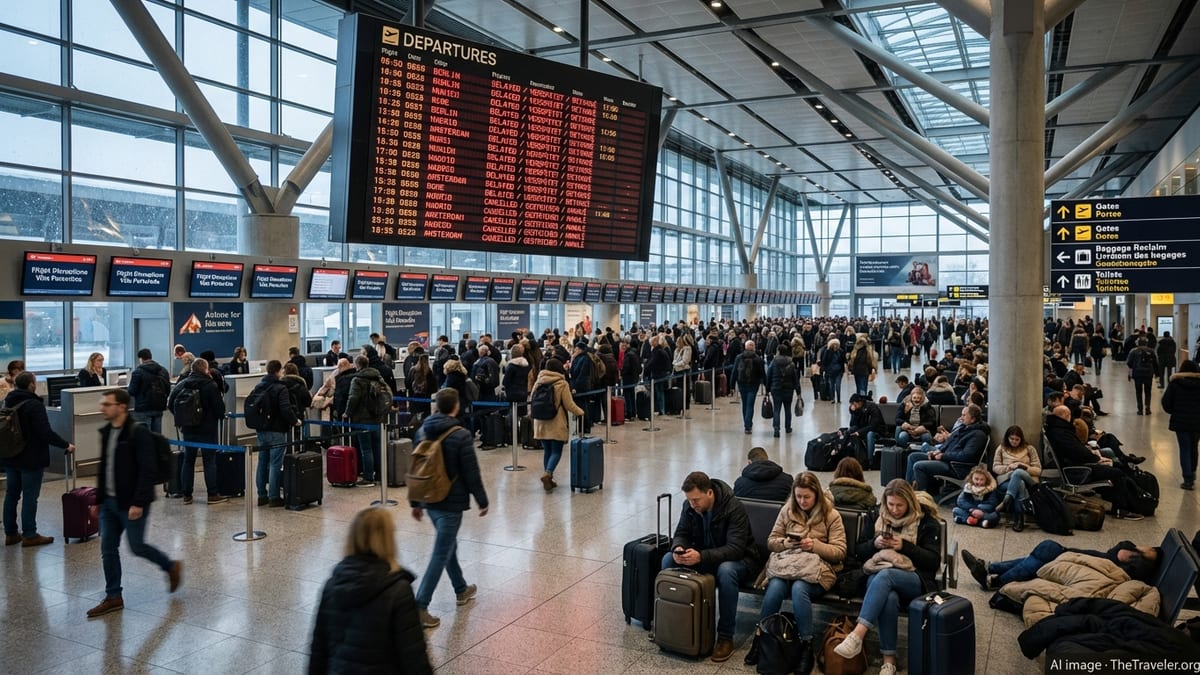 Flight Chaos Grips Europe as Dozens of Routes Disrupted