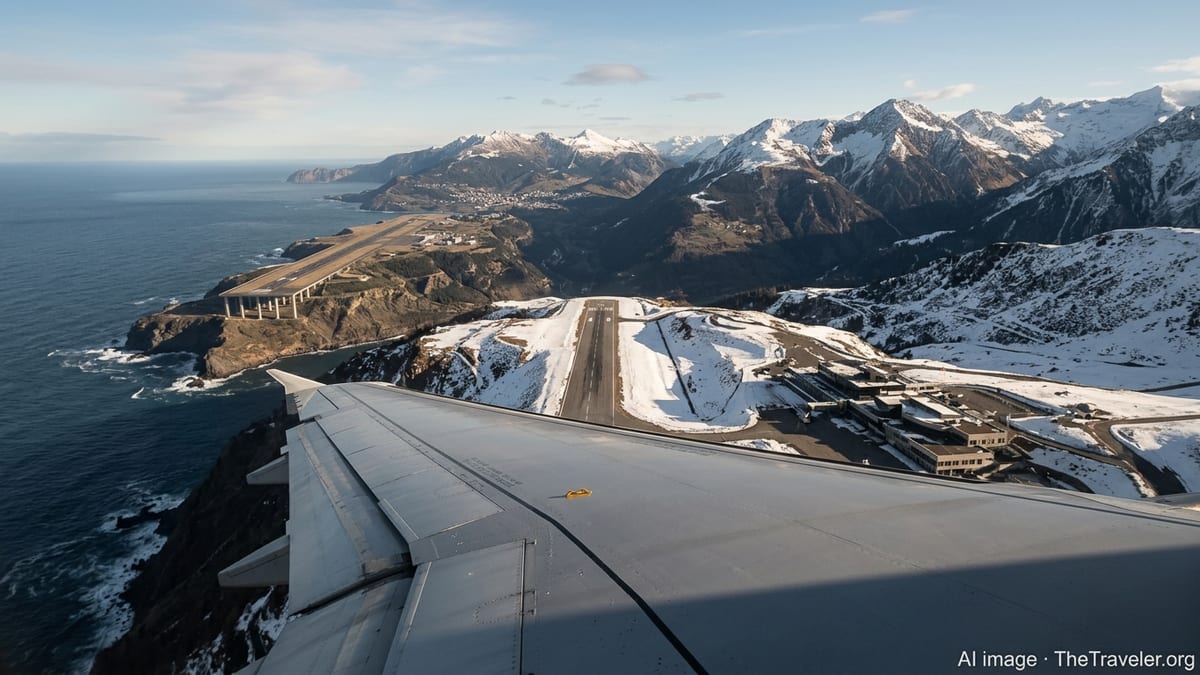 Europe’s Most Thrilling Airport Landings: Madeira to the Alps
