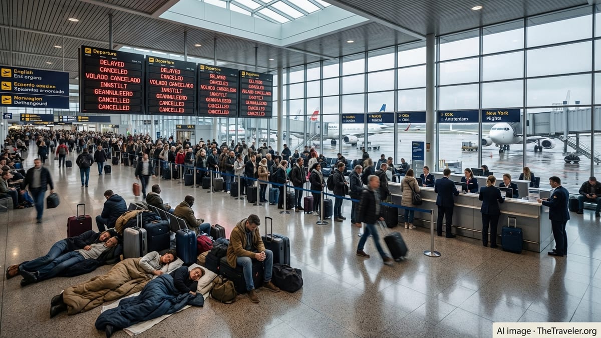 SAS, Iberia, Air Algérie, BA Cancellations Strand Flyers