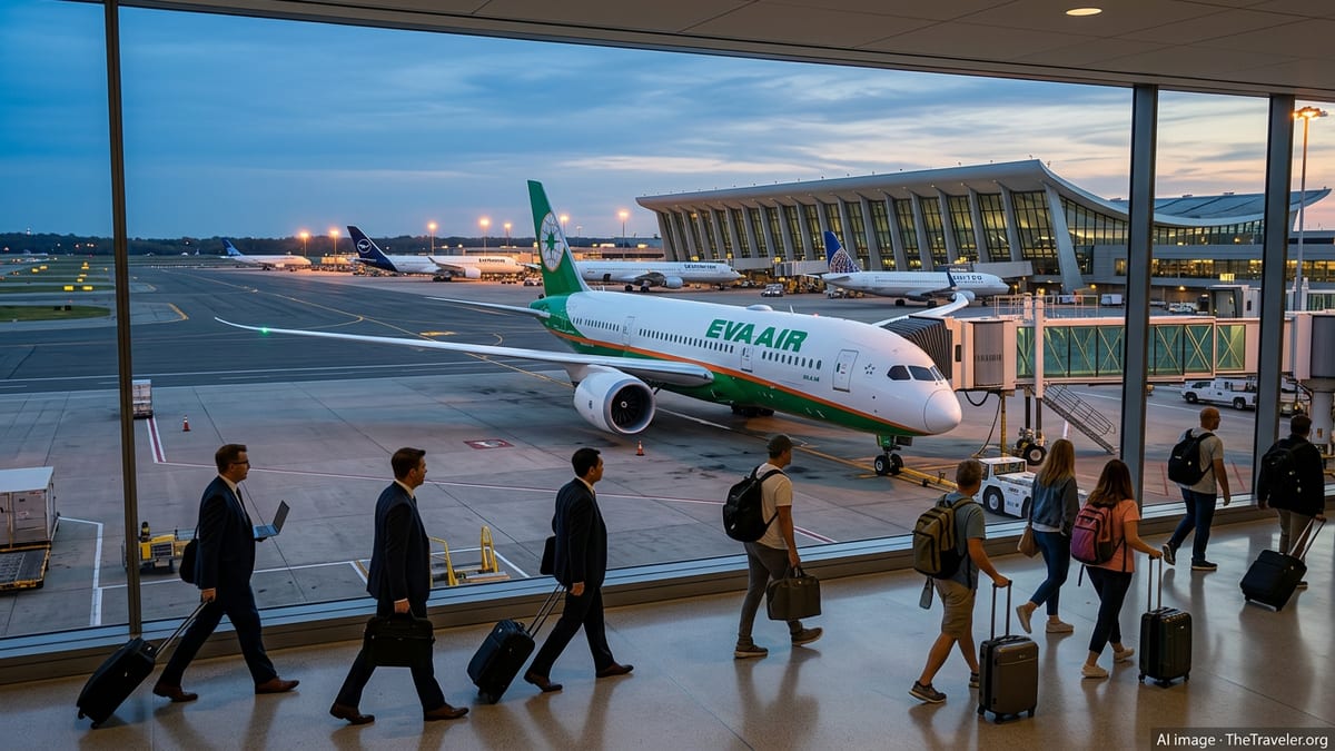 EVA Air Launches Nonstop Taipei–Washington Route in June