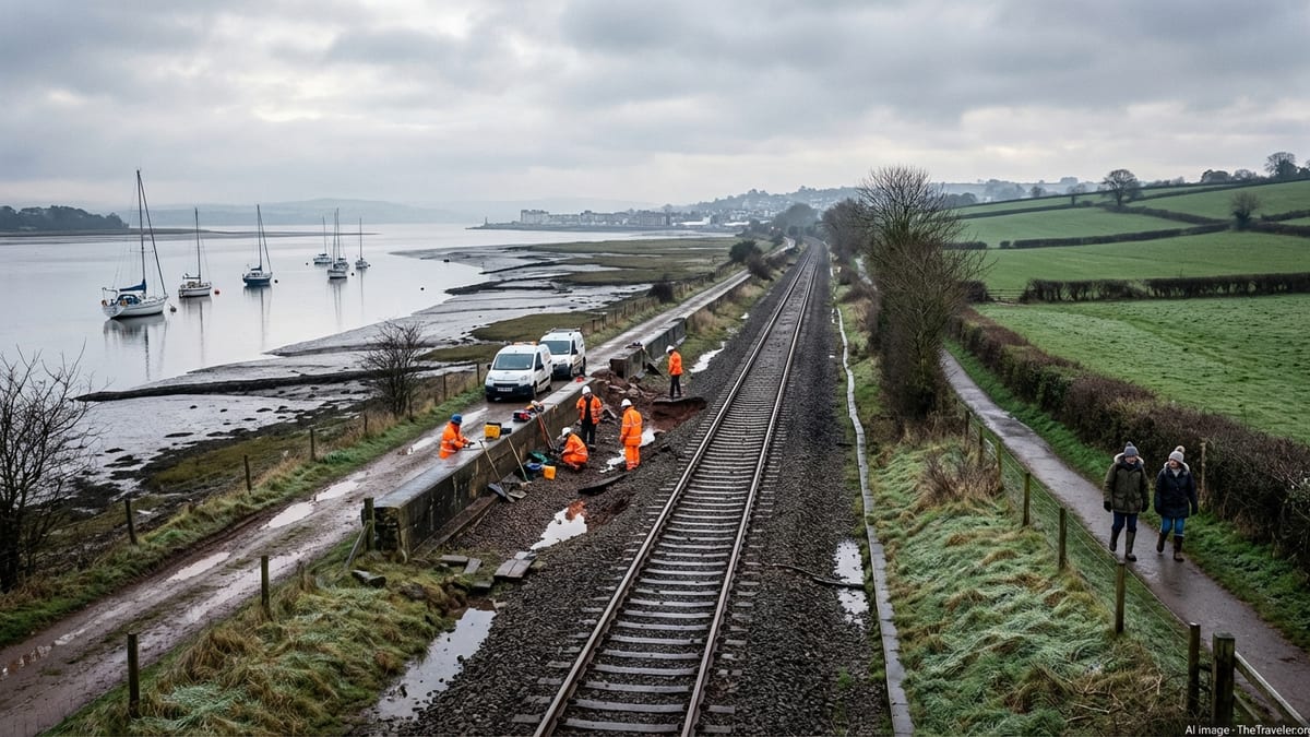Exmouth and Topsham Face Rail Turmoil as Devon Tourism Glows