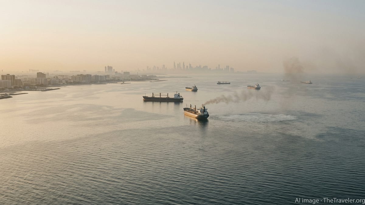 Explosion Near Sharjah Jolts Gulf Shipping Lanes