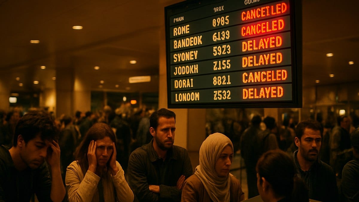 Flight Cancellations Snarl Gulf–India Routes This Weekend