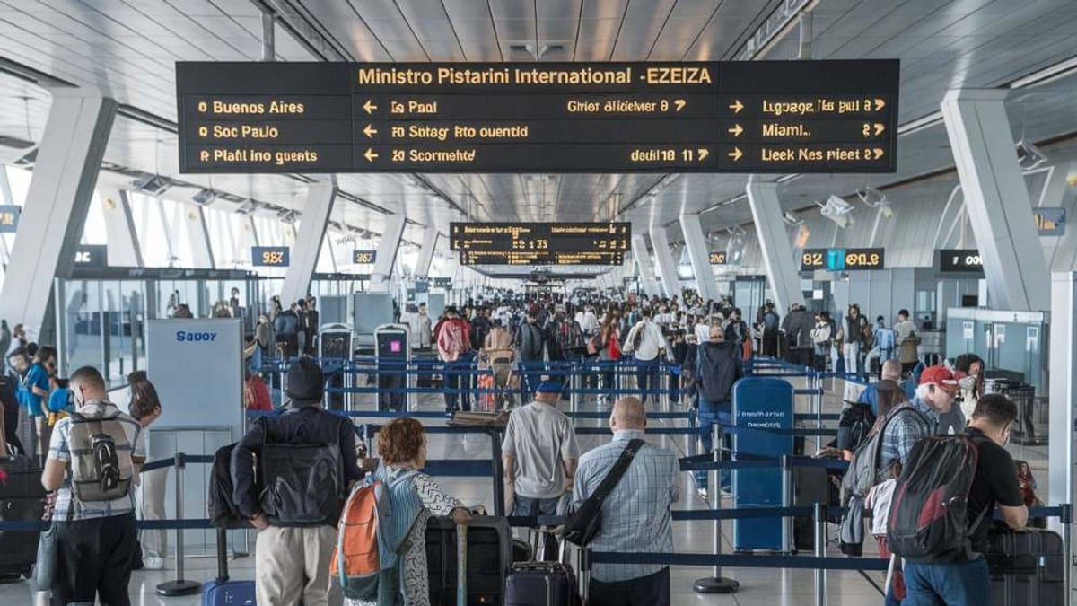 Flight Chaos Hits Ezeiza, Rippling to U.S. and Brazil