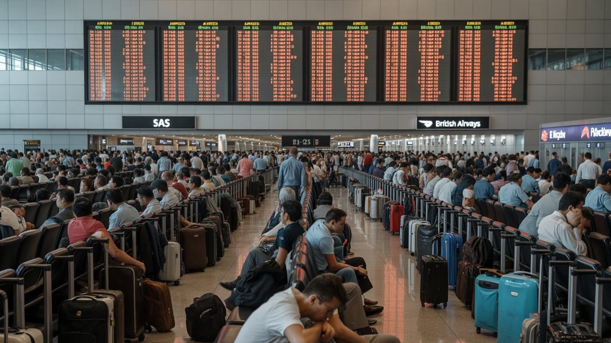 Flight Chaos Hits UK, France and Switzerland Hubs