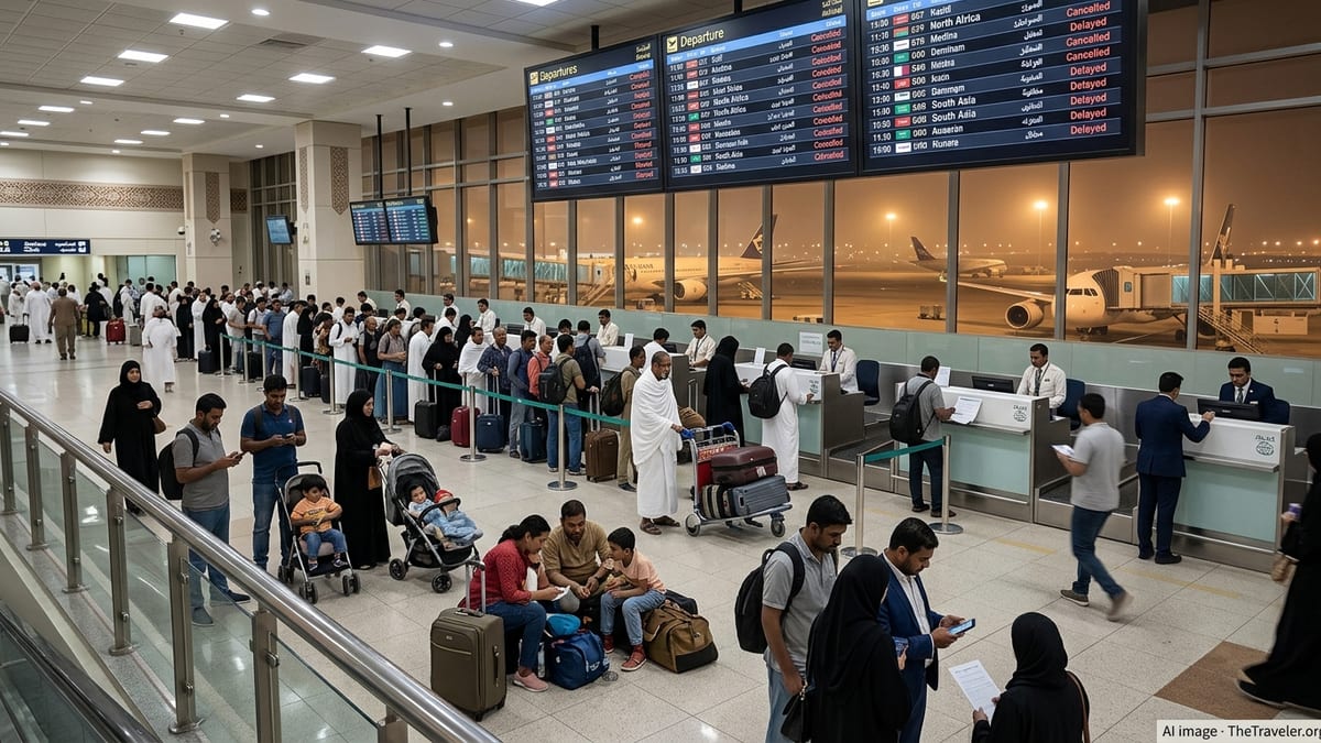 Flight Chaos in Saudi Arabia Strands Hundreds of Travelers