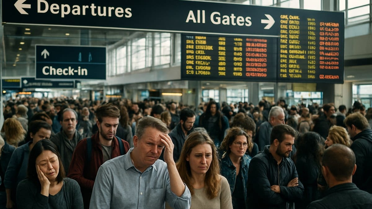 Flight Chaos Strands Asia Travelers After 54 Cancellations