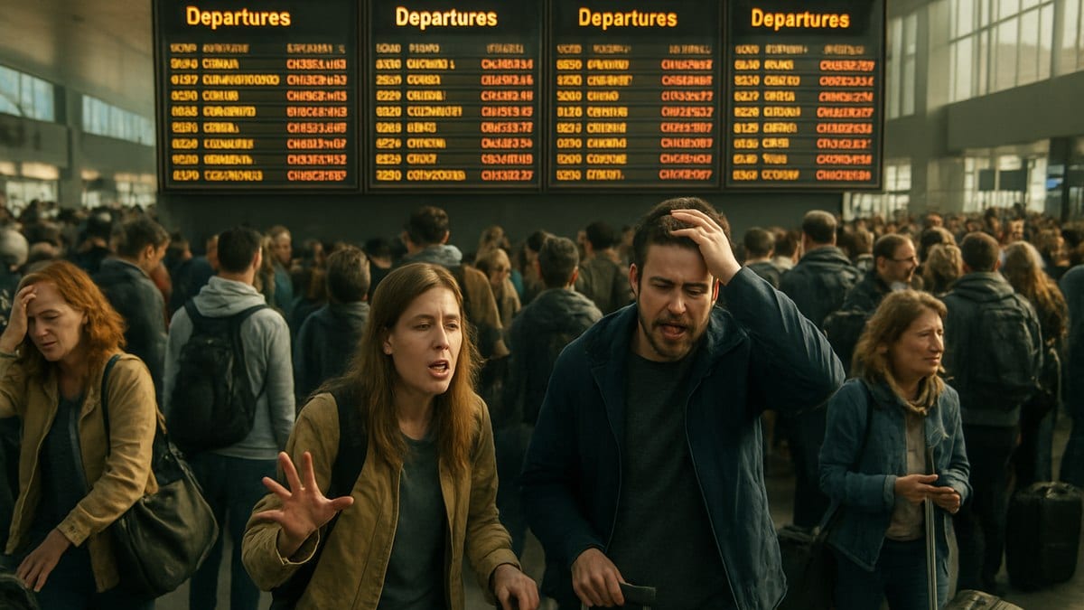 Flight Chaos Strands Passengers Across Europe’s Major Hubs