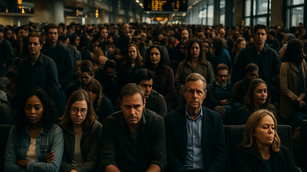 Flight Chaos Strands Thousands at Major U.S. Hubs