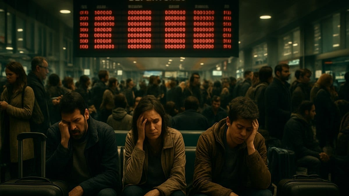 Flight Chaos Strands Thousands Across Five US States