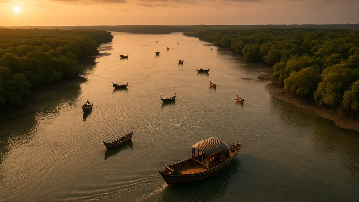 Floating Bridge Vessel Stranded on Chilika Lake Rescued