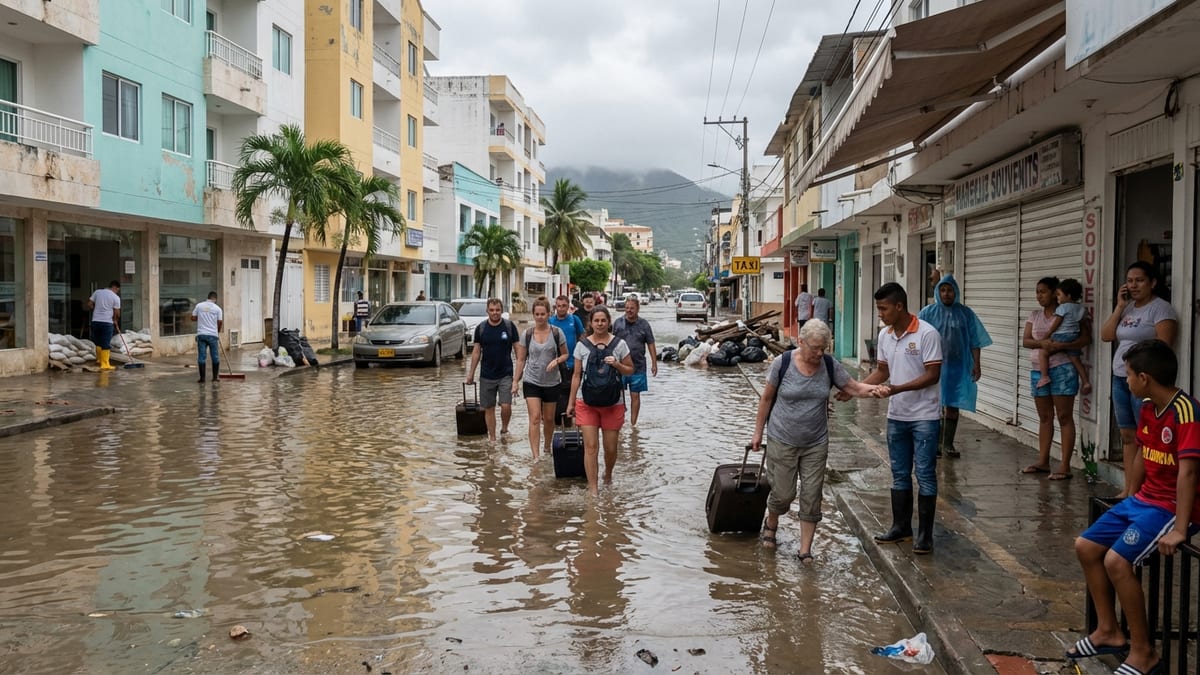International Aid Rallies as Historic Flooding Paralyzes Colombia’s Caribbean Tourism Corridor