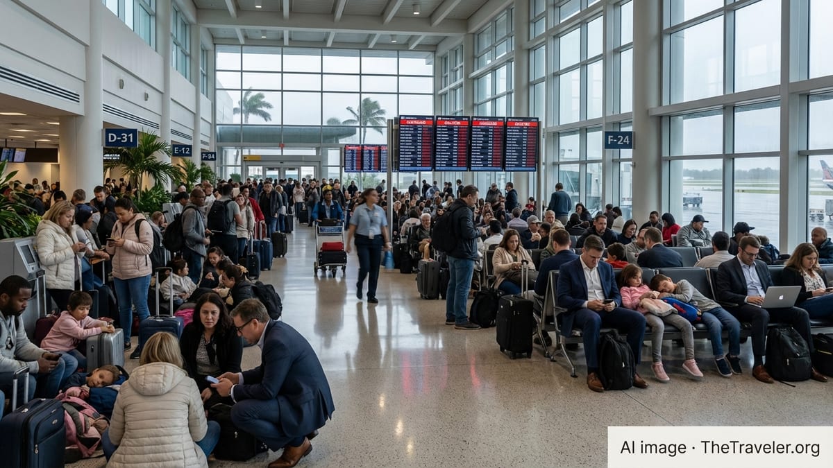Florida Flyers Stranded as Blizzard Fallout Snarls Flights
