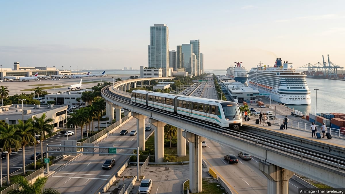 Florida Weighs Non-Stop Rail Link Between Miami Airport and PortMiami