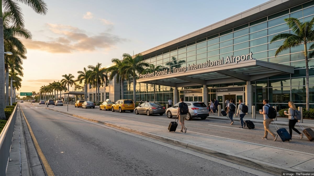 Florida Moves to Rename Palm Beach Airport for Donald Trump
