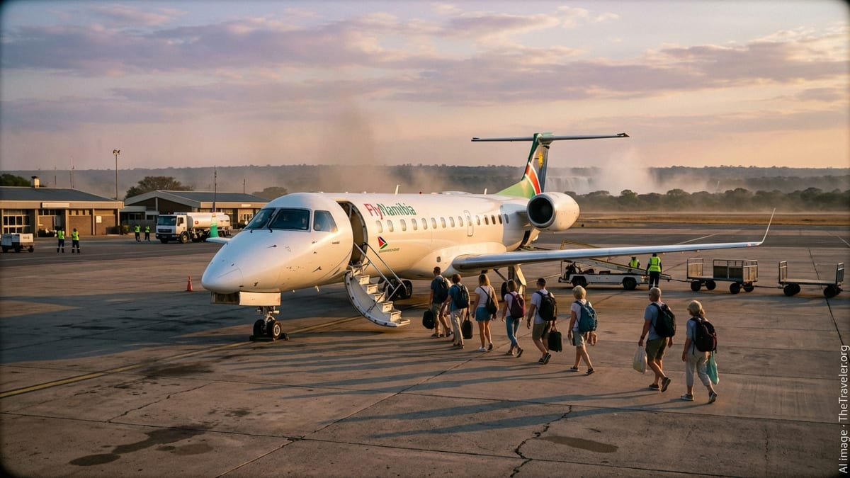 FlyNamibia Doubles Victoria Falls Flights, Linking Africa’s Wild Icons