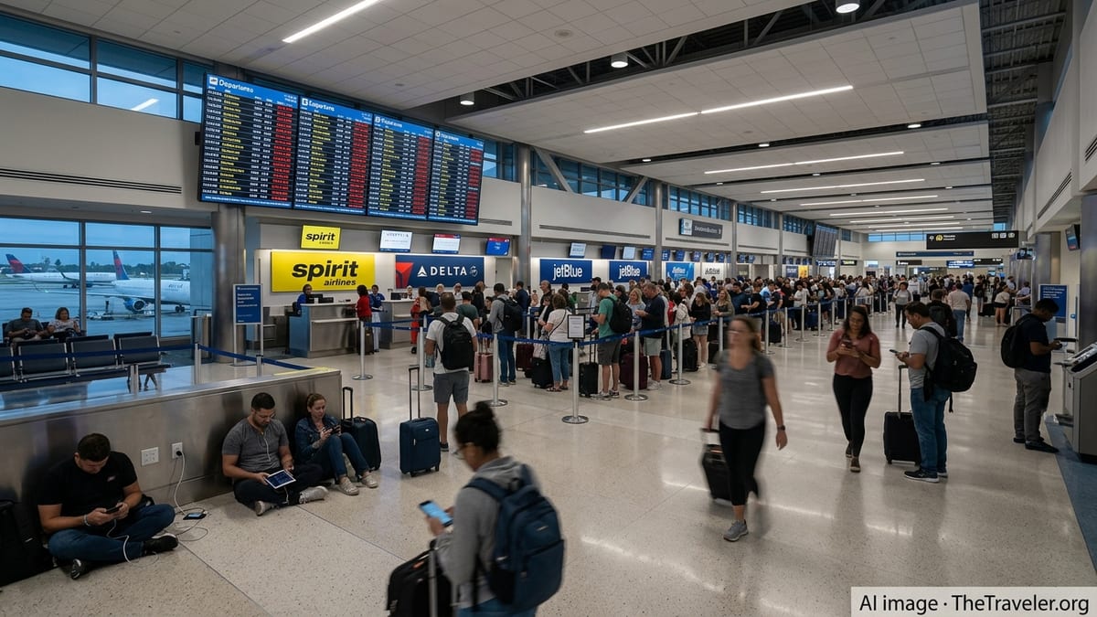 Fort Lauderdale Airport Disruptions Hit Major U.S. Routes