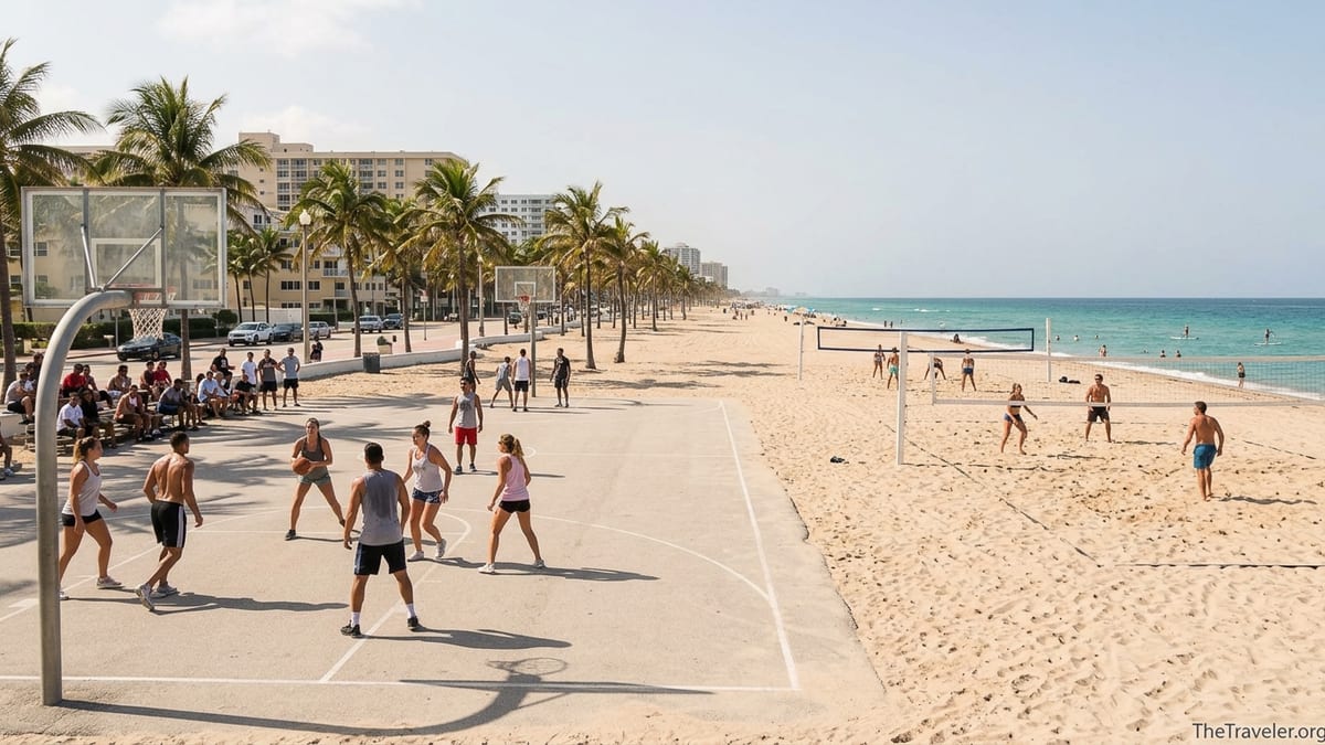 Fort Lauderdale Beach Park Volleyball & Basketball Guide