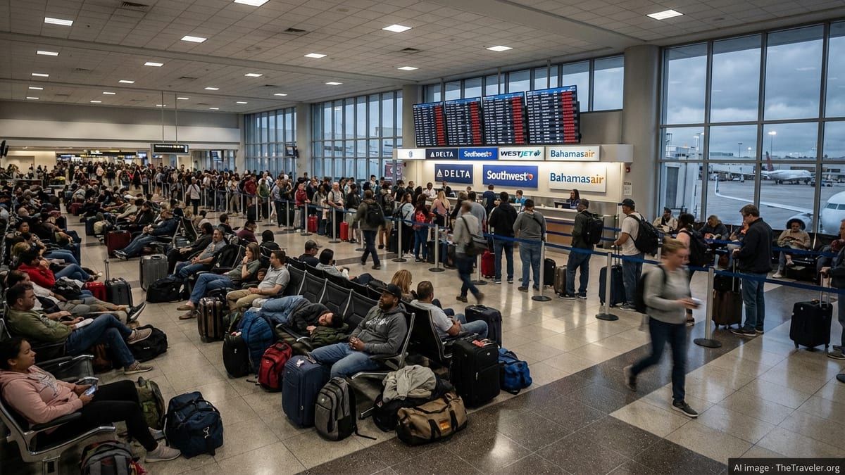 Fort Lauderdale Chaos as Flight Delays Ripple Across the Americas