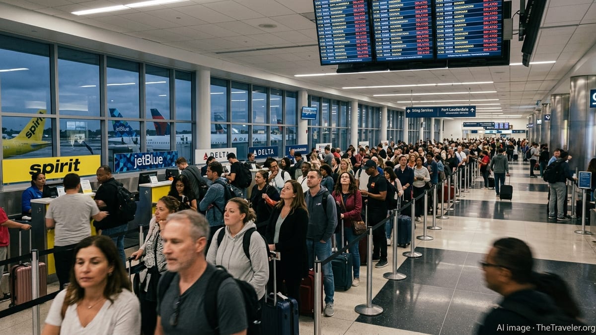 Fort Lauderdale Flight Disruptions Ripple Across Major U.S. Cities