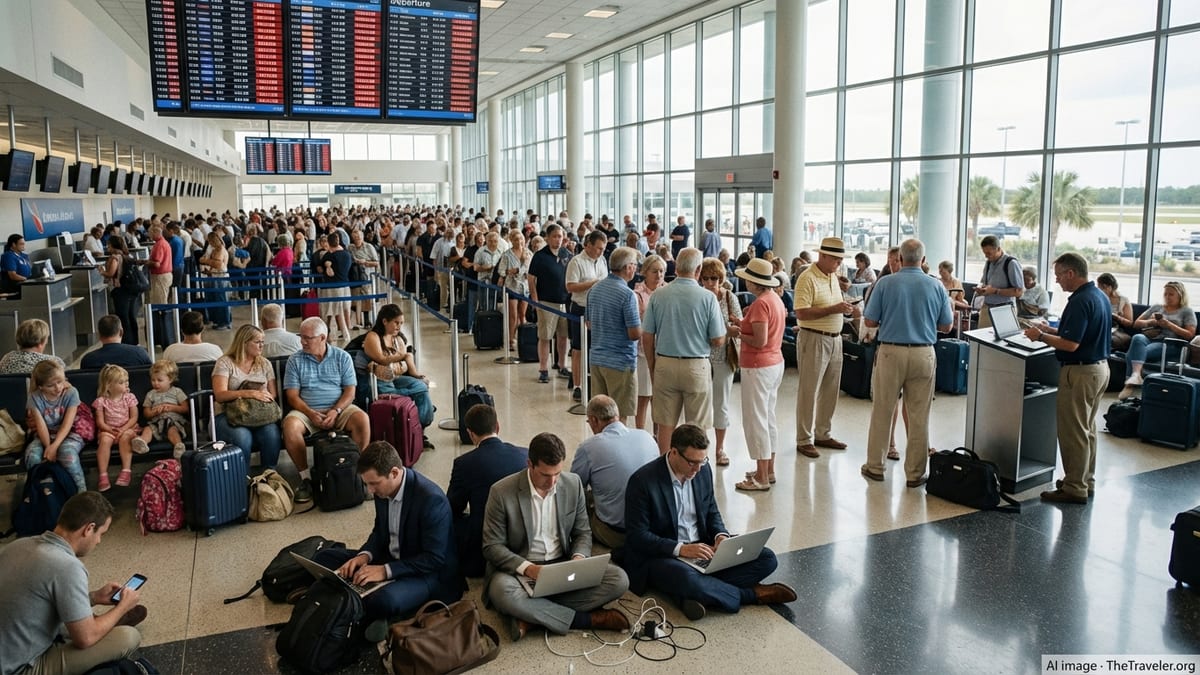 Flight Chaos at Fort Myers as Delays Ripple Across Florida