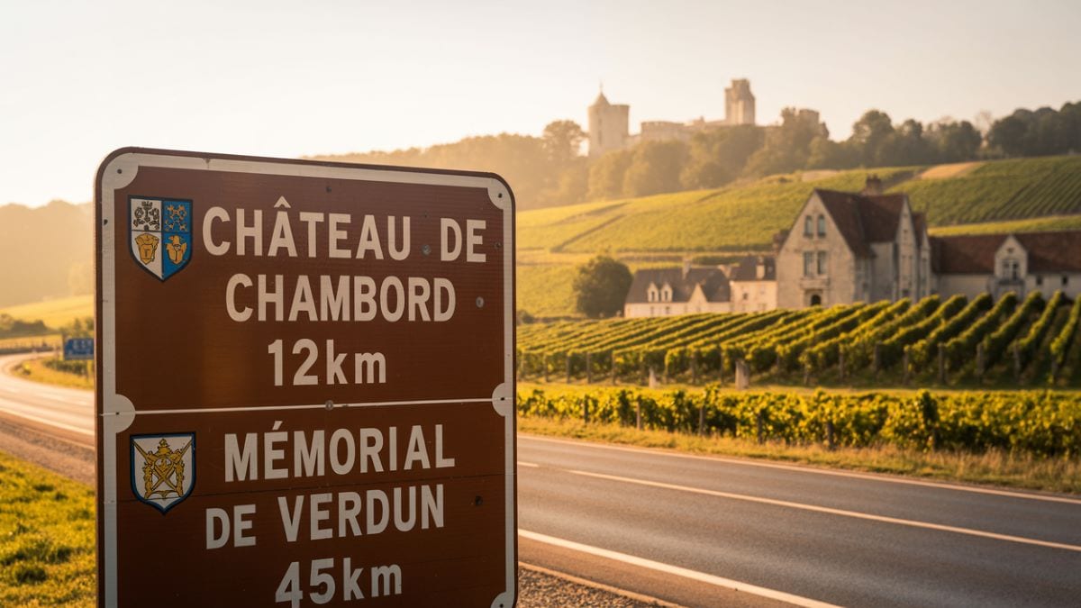 How France’s Brown Road Signs Turn Drives Into Cultural Tours