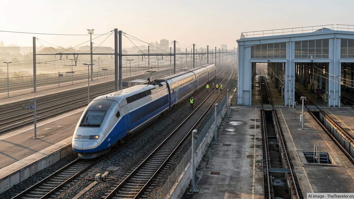 France invests €80m in next-gen TGV maintenance hub
