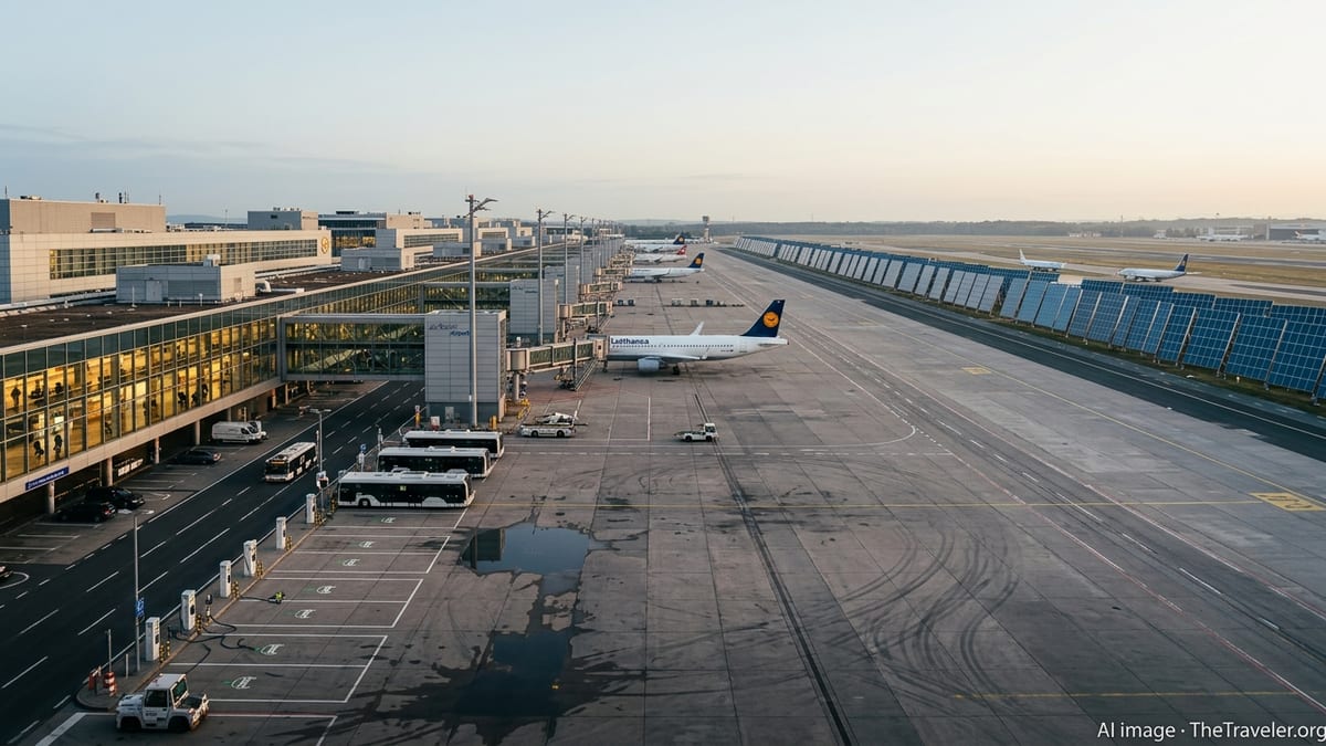 Frankfurt Airport’s €8.5M GREENVOLT Project Targets Cleaner Skies