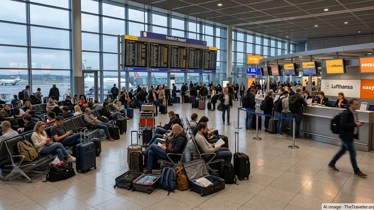 Major Disruptions Strand Passengers at Frankfurt and Munich