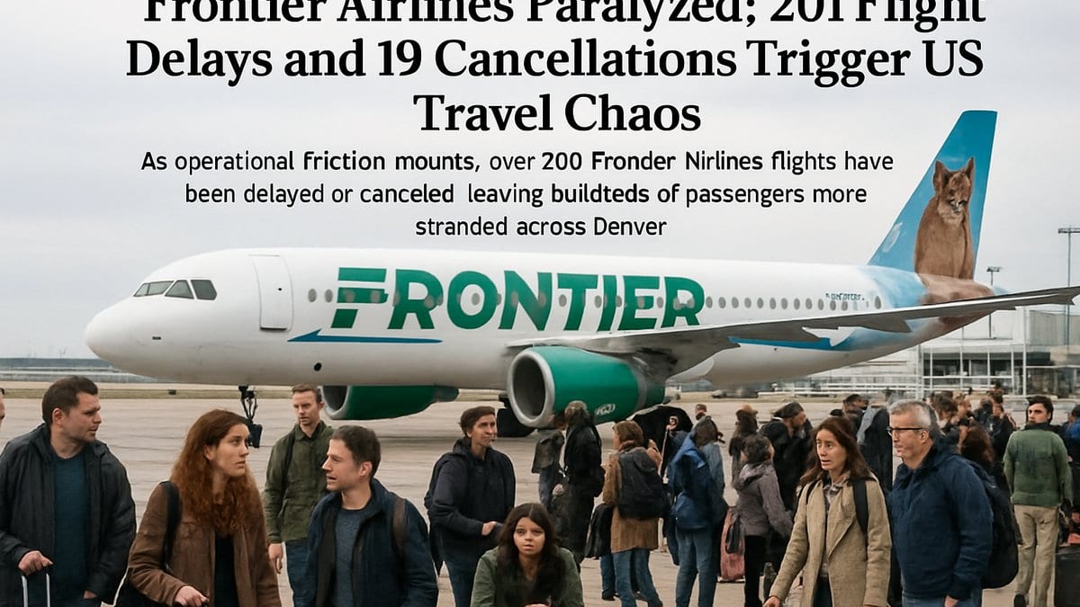 Frontier Airlines Meltdown Spurs Coast-to-Coast Travel Chaos