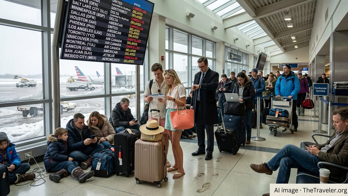 SkyWest Disruptions Snarl Winter Travel to Mexico, Canada and Puerto Rico