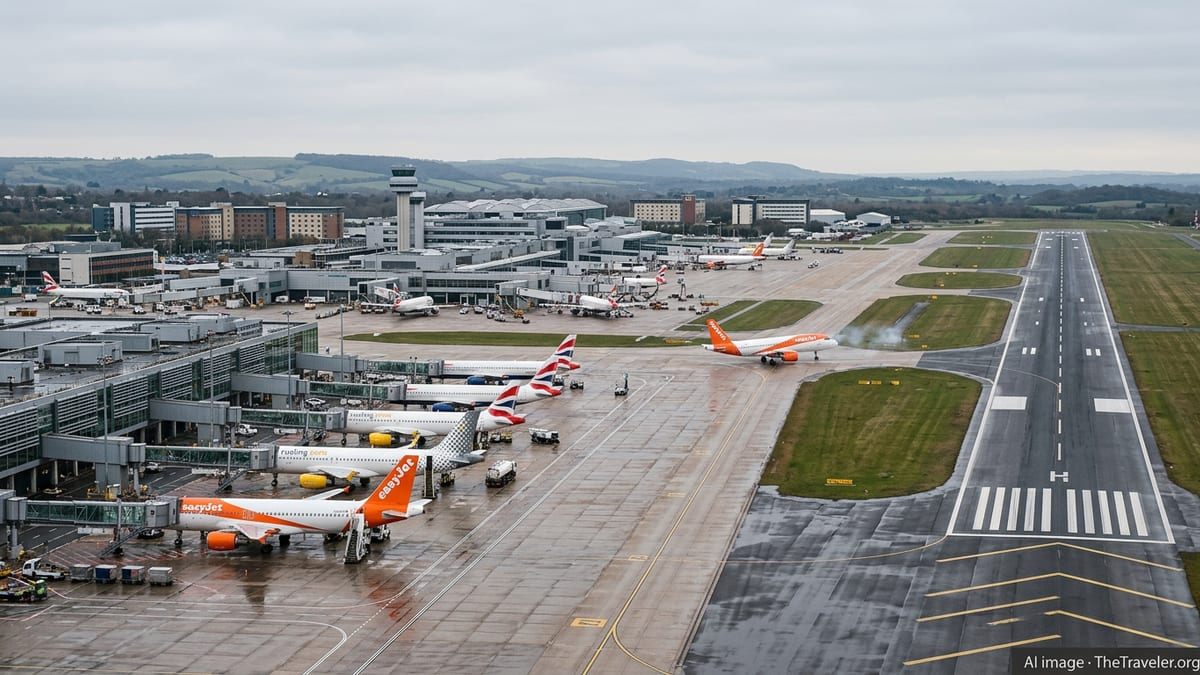 Gatwick Profits Slip as Short-Haul Crunch Hits European Skies